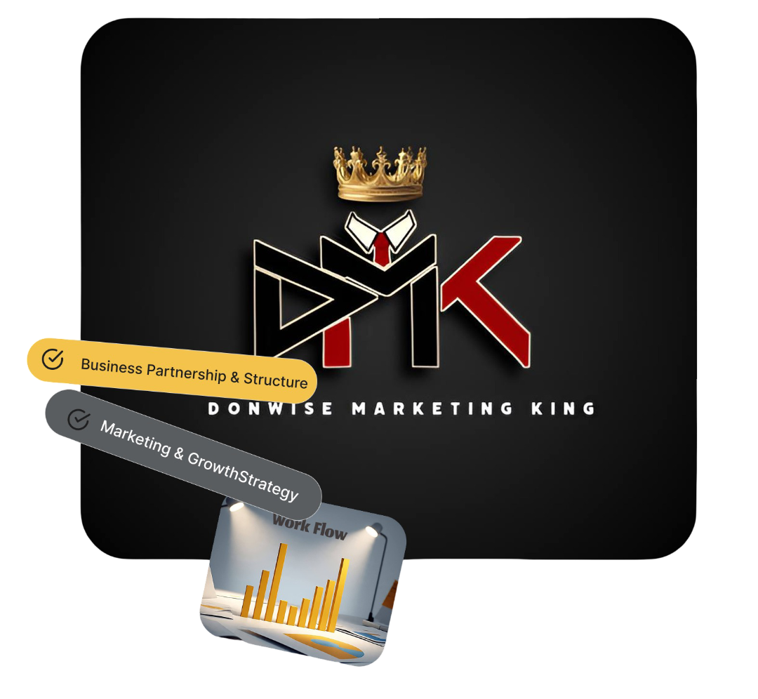 Donwise Marketing King website widget