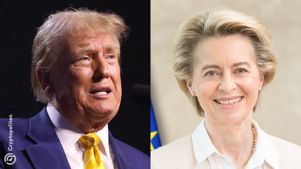 EUs von der Leyen sets meeting with Trump