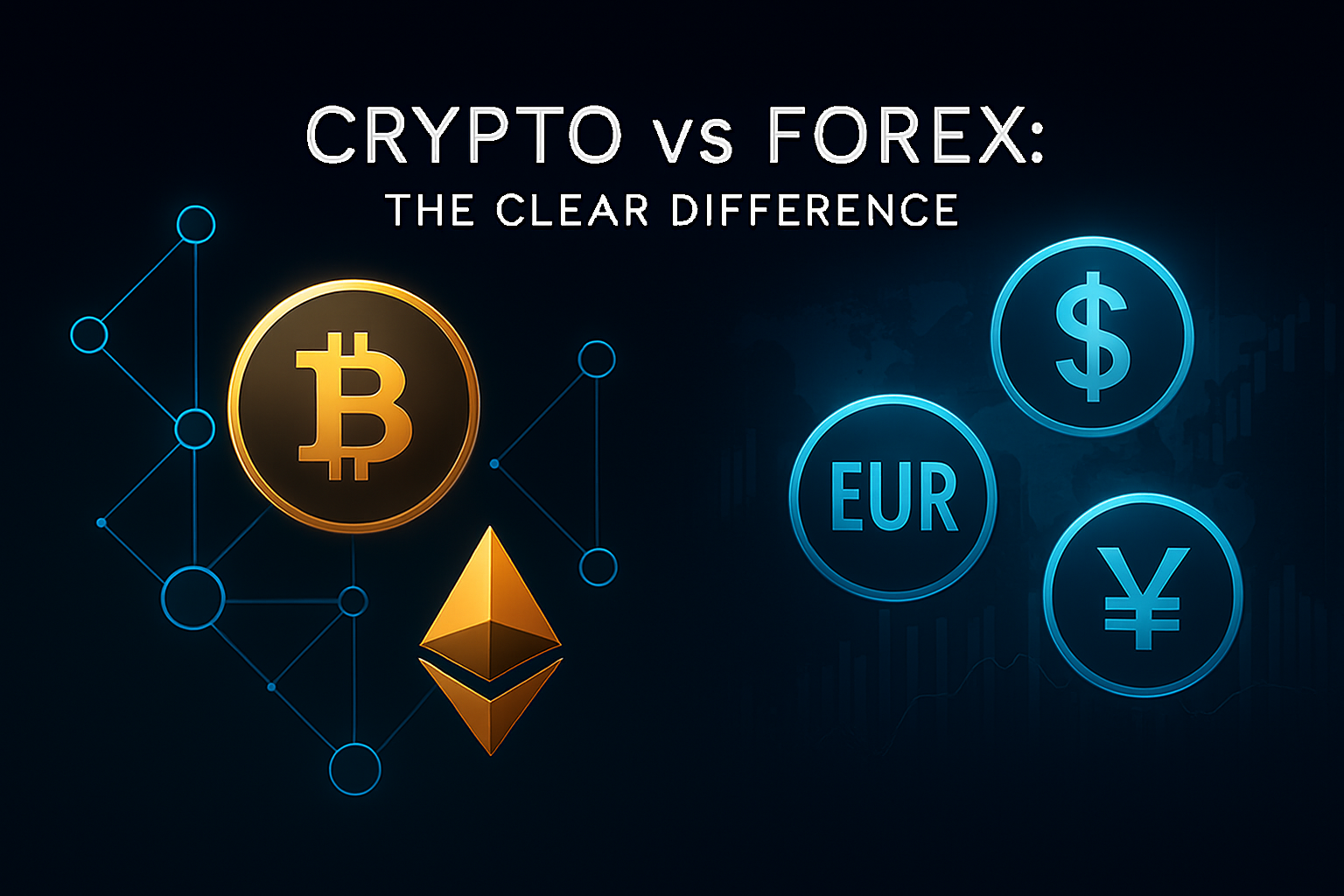 Crypto vs Forex: The Clear Difference You Need to Know