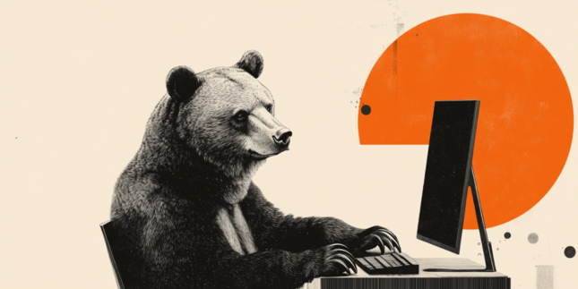 bearish computer Medium
